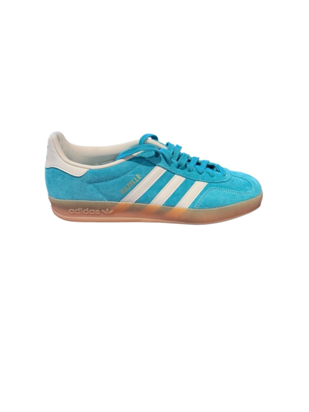 Men's Adidas Gazelle Indoor Blue White Sneakers Size 10.5 - Picture 5 of 8